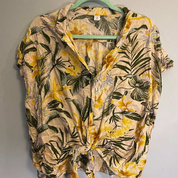 Faux Linen Vacation Shirt - Picture 1 of 2